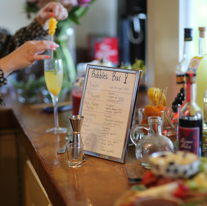 Bubbles Bar Dinner Party