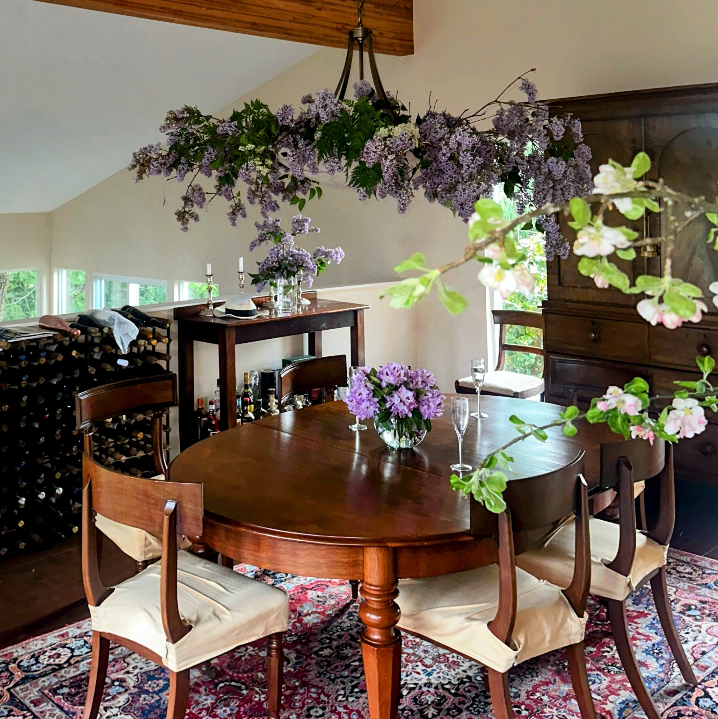 Lilac Sunday Dinner Party