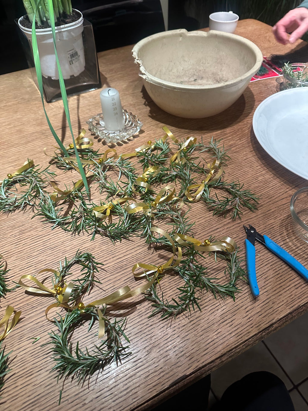 Greenery Chandelier Dinner Party